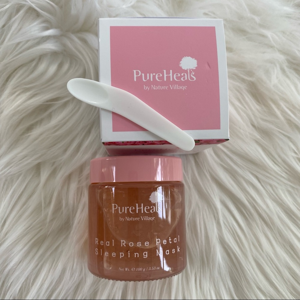 PureHeals by Nature Village Real Rose Petal Sleeping Mask 3.53oz